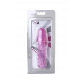 Розовая насадка с нежными шипами - 13,5 см. - Toyfa Basic - в Саранске купить с доставкой