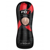 Мастурбатор-вагина Vibrating Pussy Stroker с вибрацией - Pipedream - в Саранске купить с доставкой