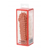 Телесная насадка на фаллос с бугорками KOKOS Extreme Sleeve 10 - 15,8 см. - KOKOS - в Саранске купить с доставкой
