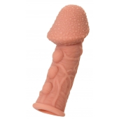Насадка на фаллос с пузыриками, венками и ребристостью KOKOS Extreme Sleeve 09 - 12,7 см. - KOKOS - в Саранске купить с доставкой