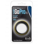 Черно-желтое силиконовое эрекционное кольцо Silicone Go Pro Cock Ring - Blush Novelties - в Саранске купить с доставкой