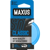 Классические презервативы в железном кейсе MAXUS Classic - 3 шт. - Maxus - купить с доставкой в Саранске