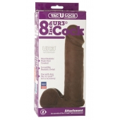 Насадка-реалистик Vac-U-Lock 8  ULTRASKYN Cock - 20,6 см. - Doc Johnson - купить с доставкой в Саранске
