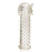 Закрытая прозрачная насадка на пенис Crystal Sleeve Faraon - 13,5 см. - Erowoman-Eroman - в Саранске купить с доставкой