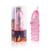 Закрытая рельефная насадка Crystal sleeve snakes в виде змеи с усиками - 14 см. - Erowoman-Eroman - в Саранске купить с доставкой