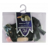 Черный пояс-трусики с двумя насадками Soft-Dolli - 16,5 и 10,5 см. - LOVETOY (А-Полимер) - купить с доставкой в Саранске