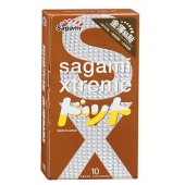 Презервативы Sagami Xtreme FEEL UP с точечной текстурой и линиями прилегания - 10 шт. - Sagami - купить с доставкой в Саранске