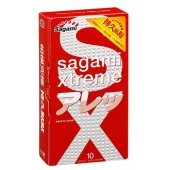 Утолщенные презервативы Sagami Xtreme Feel Long с точками - 10 шт. - Sagami - купить с доставкой в Саранске