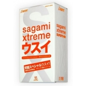 Ультратонкие презервативы Sagami Xtreme SUPERTHIN - 15 шт. - Sagami - купить с доставкой в Саранске