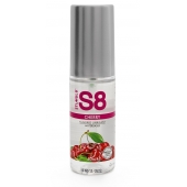 Смазка на водной основе S8 Flavored Lube со вкусом вишни - 50 мл. - Stimul8 - купить с доставкой в Саранске