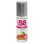 Смазка на водной основе S8 Flavored Lube со вкусом вишни - 125 мл. - Stimul8 - купить с доставкой в Саранске