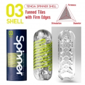 Мастурбатор SPINNER Shell - Tenga - в Саранске купить с доставкой