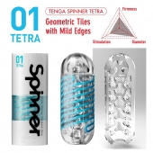 Мастурбатор SPINNER Tetra - Tenga - в Саранске купить с доставкой