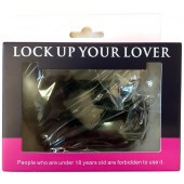 Черные меховые наручники Love с ключиками - Baile - купить с доставкой в Саранске