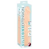 Телесная насадка-удлинитель Silicone Extension - 19 см. - Orion - в Саранске купить с доставкой