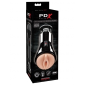 Телесный вибромастурбатор-вагина Cock Compressor Vibrating Stroker - Pipedream - в Саранске купить с доставкой