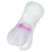 Прозрачный реалистичный мастурбатор Juicy Pussy Crystal Rose - ToyFa - в Саранске купить с доставкой