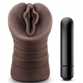 Коричневый мастурбатор-вагина Alexis - Blush Novelties - в Саранске купить с доставкой