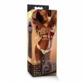 Коричневый мастурбатор-ротик Heather - Blush Novelties - в Саранске купить с доставкой