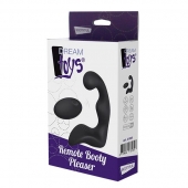 Черный вибромассажер простаты REMOTE BOOTY PLEASER - Dream Toys - в Саранске купить с доставкой