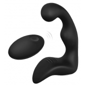 Черный вибромассажер простаты REMOTE BOOTY PLEASER - Dream Toys - в Саранске купить с доставкой