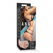 Телесный мастурбатор-ротик Angie - Blush Novelties - в Саранске купить с доставкой