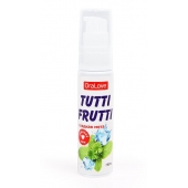 Гель-смазка Tutti-frutti со вкусом сладкой мяты - 30 гр.