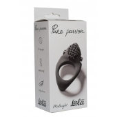 Черное эрекционное виброкольцо Pure Passion Midnight - Lola Games - в Саранске купить с доставкой