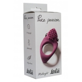 Бордовое эрекционное виброкольцо Pure Passion Midnight - Lola Games - в Саранске купить с доставкой