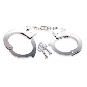 Металлические наручники Beginner s Metal Cuffs - Pipedream - купить с доставкой в Саранске