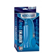 Синяя вакуумная помпа MENZSTUFF PENIS ENLARGER - Dream Toys - в Саранске купить с доставкой