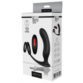Черный массажер простаты REMOTE P-PLEASER - Dream Toys - в Саранске купить с доставкой
