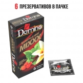 Ароматизированные презервативы DOMINO  Ароматный микс  - 6 шт. - Domino - купить с доставкой в Саранске