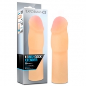 Телесная насадка-удлинитель на пенис PERFORMANCE 1.5INCH COCK XTENDER - 16 см. - Blush Novelties - в Саранске купить с доставкой