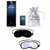 Набор из двух масок на глаза Soft Blindfold Twin Pack - Fifty Shades of Grey - купить с доставкой в Саранске