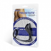 Стимулятор простаты с фиксацией эрекционным кольцом Prostate Gear - BlueLine - в Саранске купить с доставкой