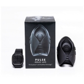 Темно-серый инновационный мужской осциллятор PULSE SOLO LUX с пультом ДУ - Hot Octopuss - в Саранске купить с доставкой