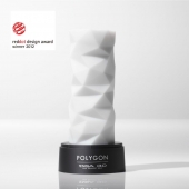 Белый 3D мастурбатор POLYGON - Tenga - в Саранске купить с доставкой