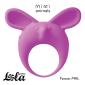 Фиолетовое эрекционное кольцо Fennec Phil - Lola Games - в Саранске купить с доставкой