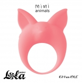 Оранжевое эрекционное кольцо Kitten Kyle - Lola Games - в Саранске купить с доставкой