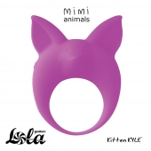 Фиолетовое эрекционное кольцо Kitten Kyle - Lola Games - в Саранске купить с доставкой