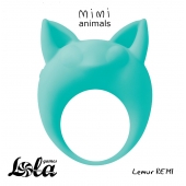 Зеленое эрекционное кольцо Lemur Remi - Lola Games - в Саранске купить с доставкой