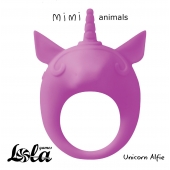 Фиолетовое эрекционное кольцо Unicorn Alfie - Lola Games - в Саранске купить с доставкой