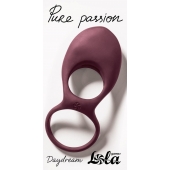 Бордовое эрекционное виброкольцо Daydream - Lola Games - в Саранске купить с доставкой