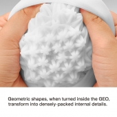 Белый мастурбатор Tenga Geo Coral - Tenga - в Саранске купить с доставкой