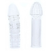Комплект из 2 прозрачных насадок на пенис PENIS EXTENDER PACK - Dream Toys - в Саранске купить с доставкой