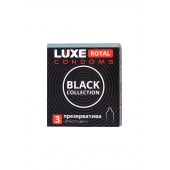 Черные презервативы LUXE Royal Black Collection - 3 шт. - Luxe - купить с доставкой в Саранске