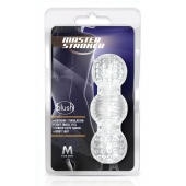 Прозрачный фигурный мастурбатор Master Stroker - Blush Novelties - в Саранске купить с доставкой