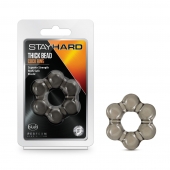 Дымчатое эрекционное кольцо Stay Hard Thick Bead Cock Ring - Blush Novelties - в Саранске купить с доставкой