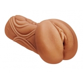 Кофейный мастурбатор-вагина Dumpling - Lola Games - в Саранске купить с доставкой